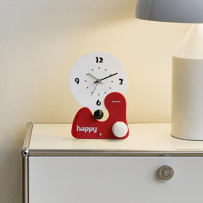 表woz件oom屋准客厅入玄关摆电视柜钟摆放UCP式座钟户家居桌面装