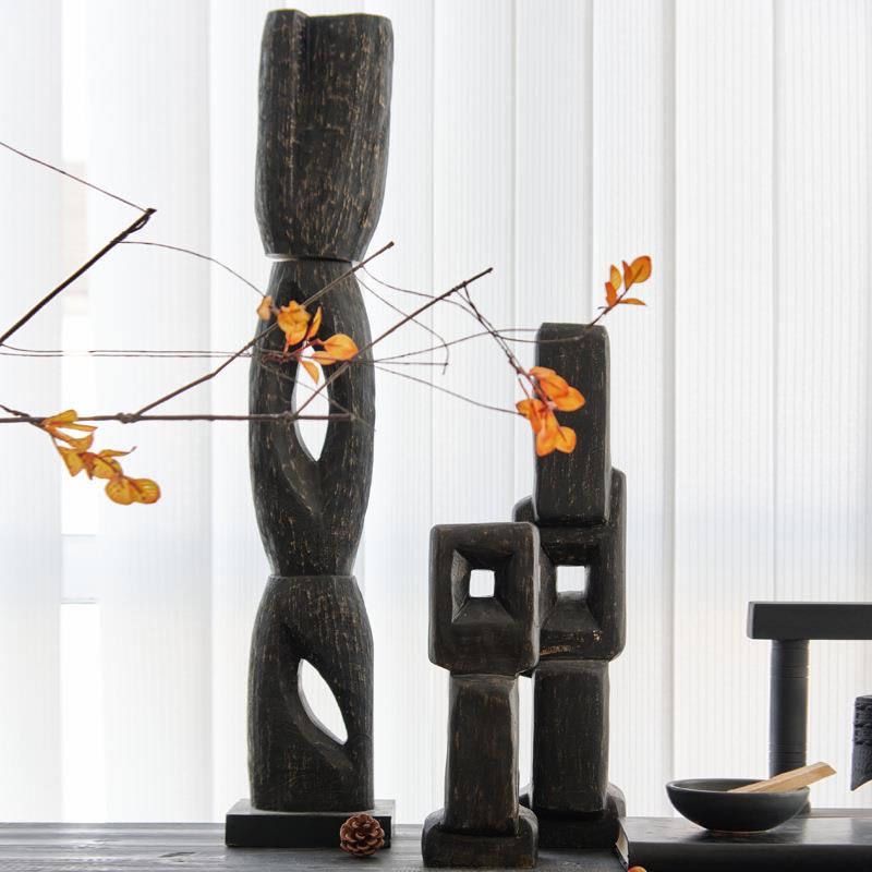 新中式天木然马抽样象艺术质雕塑摆件家居板间客厅无品牌/玄关装