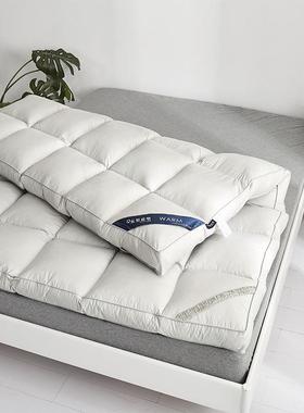 202新5款酒店羽丝绒床垫床褥学50184生0宿舍人超厚不塌陷180单x20