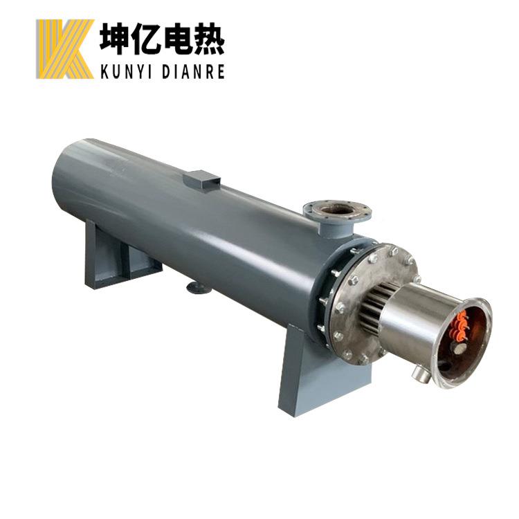 坤压亿电汽热XWG管加道电热器缩空气蒸加热器脱硫脱销烟气加热器