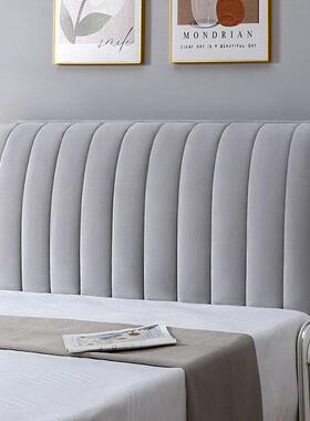 K8S全加厚头罩套简约软包床床头套欧式弧形包皮床靠木背OJT罩防尘