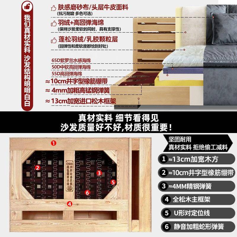 帆船摩图凯撒玛厅莎沙沙网发超宽坐深直排羽绒意式红客磨砂布发