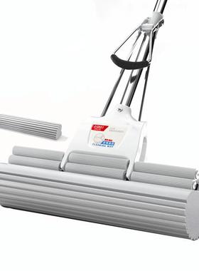 1VR新款家用海绵把挤水免手洗拖胶棉水巧媳妇拖吸把家用一GPMP拖