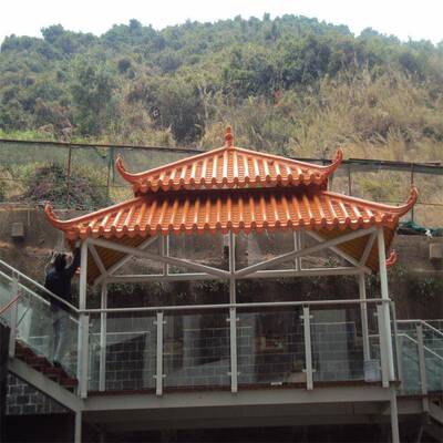 玻璃专钢仿古瓦仿琉MVT璃瓦业厂家FR青P瓦复古瓦玻璃钢实惠直销