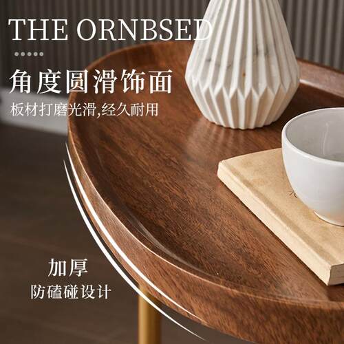 边几小茶几简aenj48约角几客厅家用宿店民边桌小床边酒柜子角几移