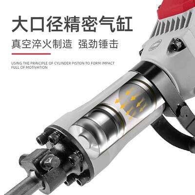 巨大1200工业级1600W大电镐大功率单用混凝土破碎95电镐重型