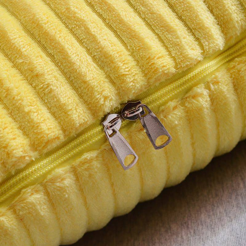 纯色加法绒抱枕被子两用季午休魔冬毯厚汽车办公室HYulwqqt折叠靠