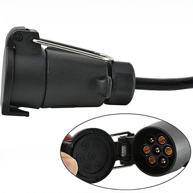 芯美式4转欧式7芯信号UMB分带离拖车信号转换器拖车配件