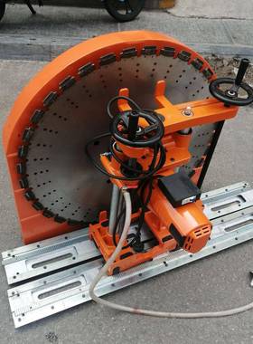 工业级率筋混土65521轨道式切凝墙机全自动墙壁切割机大功切钢墙