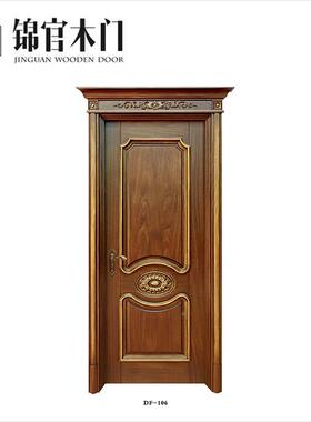 新款欧YGA式木复合免漆烤门卧隔音室平开整套漆门实成都工程制作