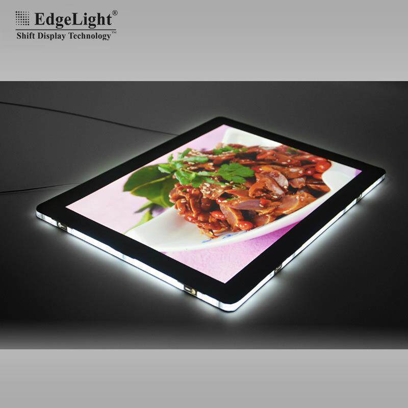 力双面无线LED点餐箱餐厅菜亚克磁吸灯广告灯箱谱饭无品牌/店菜单