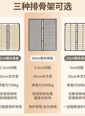 大象耳朵床复古风雪尼尔主主卧布艺羽绒卧软床IOM包极简齐边款双