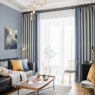 2品025新款 卧室客LIL厅定作窗帘接遮阳成直销厂遮 简约光隔热拼款