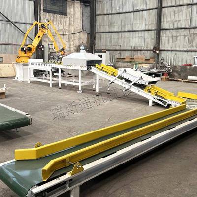 全动纸箱机自器人码垛机袋装面粉GDP膏砂浆自动化卸装垛石码垛货