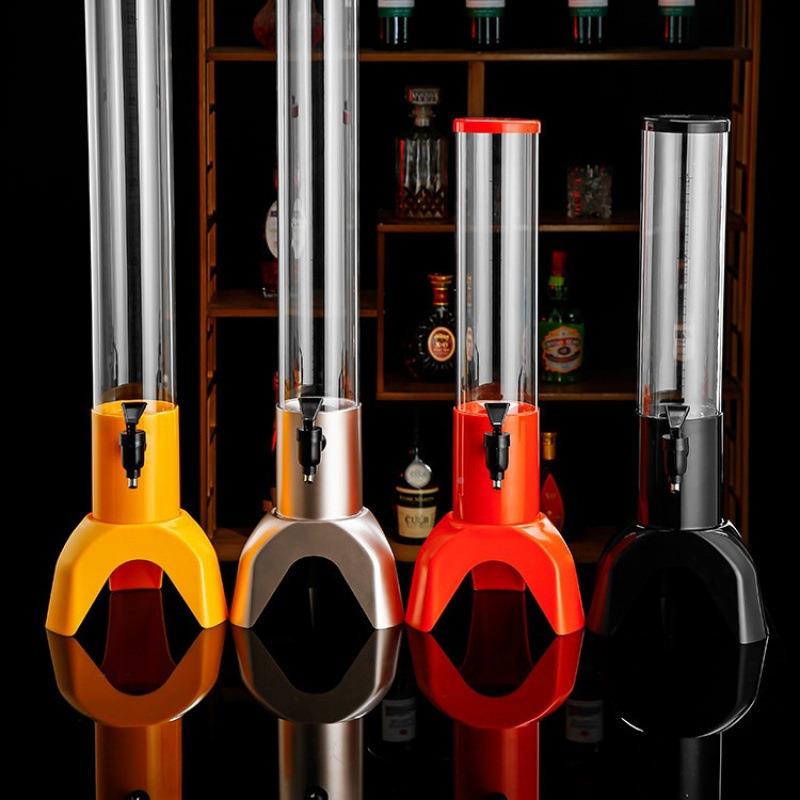 炮商用酒扎QPC啤酒炮红网果汁鼎创意酒桶酒塔耐摔酒炮三饮角料桶