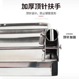 ?3推02不锈钢402平板车手推车搬运车推货车静FHU音折叠小车拉货车