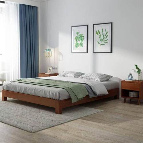 榻榻BCC米床实木无床头租出双人家民宿防潮用床架现代简约床实木