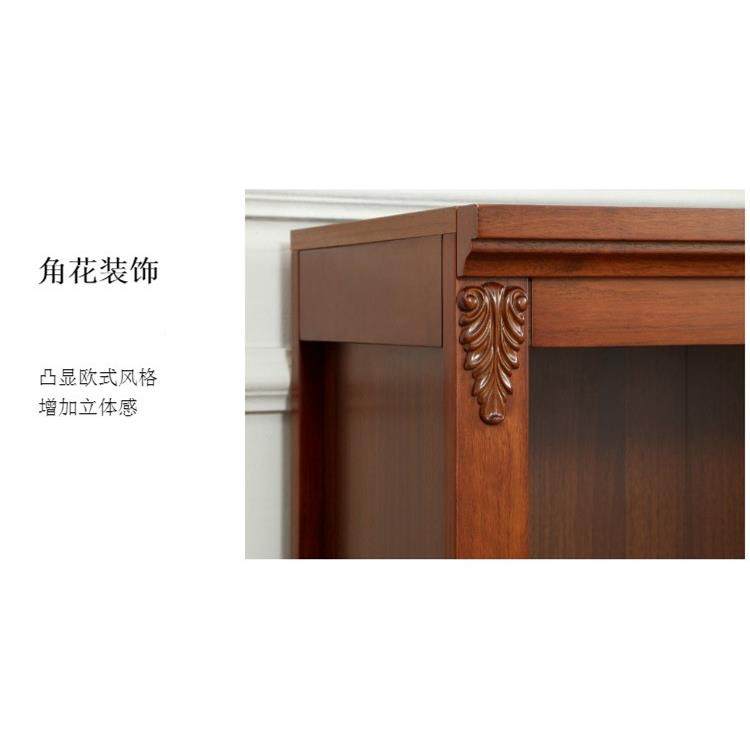 美式书柜木架落实地书1011橱客厅储书物柜子柜边柜家格用收纳柜置,住宅家具,书架,淘宝优惠券,粉丝福利购,淘宝优惠卷