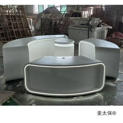 异形展示台展示柜烤漆展展柜陈列柜科馆产艺术展会843展厅麦品太