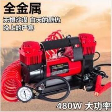 车载双缸充气泵功率高SJC压12V沙大漠越野S用U货车农汽V车轮胎打