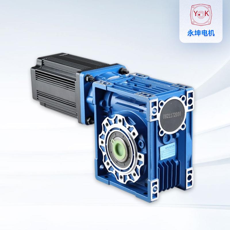 110蜗型D110BLD1无刷直电流机1000W配RV63涡轮杆减速机RV直流减速