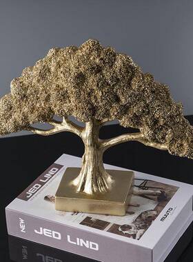 现代简约22639书柜桌面招财树摆件柜招财家居公客厅电视装酒柜办