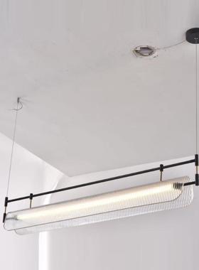 现代厅简约RHP8355-长条吊灯一字型led长餐吧公台办室书条房设计
