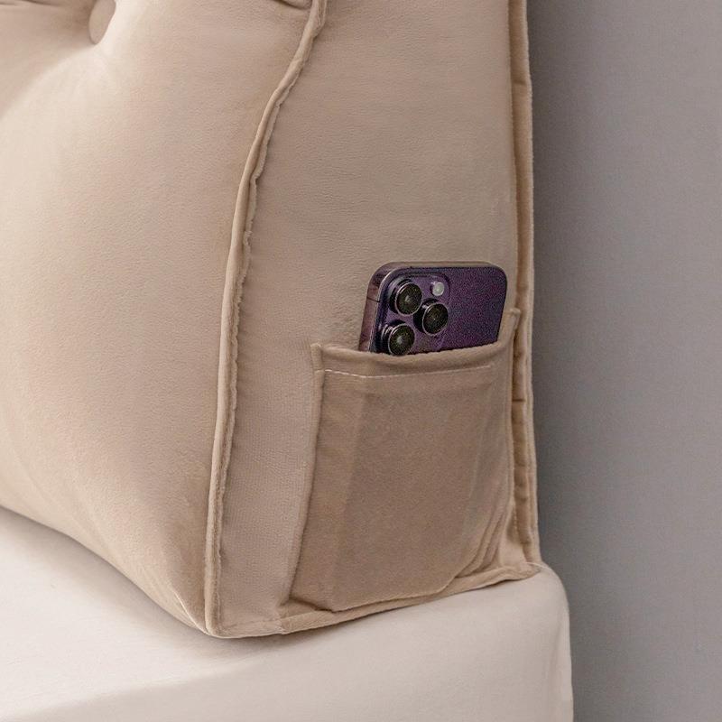 三角靠枕头大靠背客拆厅沙发软包靠加厚DNN床榻榻米护腰靠背垫可