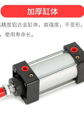 气动标准气缸SC3/40JVT/5/603/80/1020X25X50X75X15-0X200X300X50