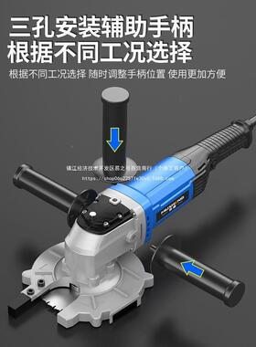 断手切提冷切锯螺钢筋切机金属方钢管61463大功纹率割机螺杆剪断