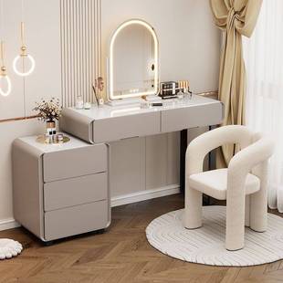 2025新款主卧室梳妆台实木轻奢感斗柜一体化妆台卧室化妆桌