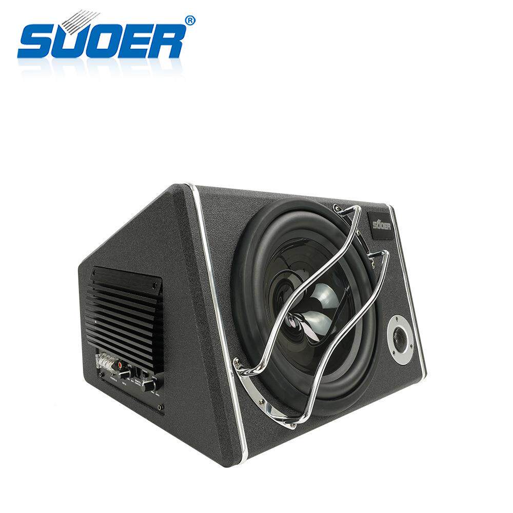 索梯尔大功音率0寸汽车梯形-10响改装扬1声器带高音有源低音炮形