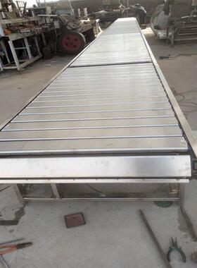 3型0不锈钢小链板输送PC003机爬坡烘干4传送带流水线镀锌送板式链