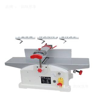 木工平刨机台刨装修新型工具靠山木工机械电刨木工坊台式电动刨子