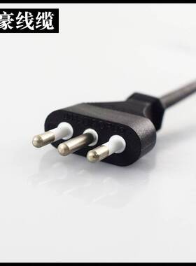 厂家直销三芯意大利插头电源线两芯意大利IMQ插头电源线