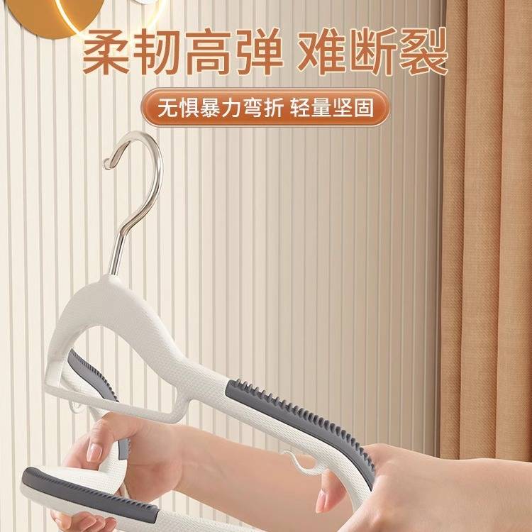 衣架家用挂衣架子100个学生宿舍防滑无痕晾衣挂晒衣服撑子防肩角