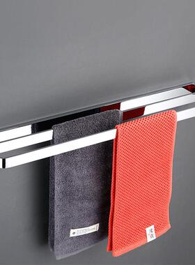 哥式GOTHC全铜毛巾杆双杆浴室浴巾架667毛巾架卫生间五I金挂件