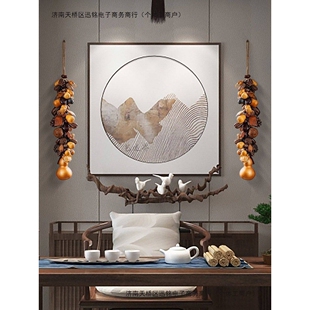 天然葫芦挂件家居客厅玄关走廊装饰野果串挂饰入户门平安福禄壁挂