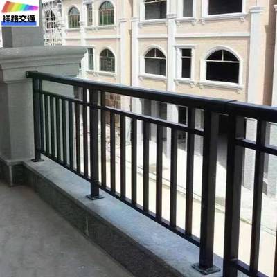 祥路阳台护栏户外楼盘工程铁艺栏杆型钢护栏窗防护栏组装式