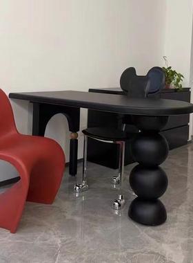 严选中古风实桌椅组合复古民木宿餐厅长客厅吃wyy20241桌饭桌书餐