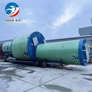 一体化预制泵站玻璃钢智能化污水雨水提升泵站 自动预制污水泵站