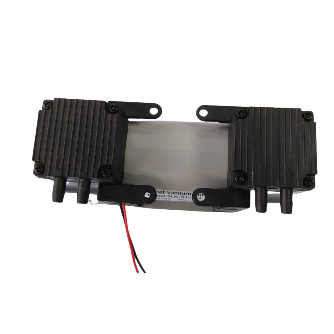 S502LK51CPM膜-直流双头泵隔220增压静音电动气泵无油V活塞真空泵