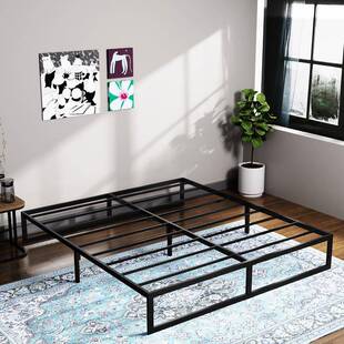卧铁1无床头款艺床金属铁铁架床米5单人折叠床双人床1米8简约室公