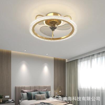 2025年新款吸厅顶扇FS5033灯家客厅卧室餐儿童房电扇隐用形带风扇