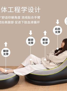 舒发赠户充气沙发成人家外用充气沙椅折叠懒人野营CQSF0001便空携