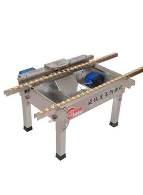 砖星角精台式无尘瓷砖倒角机不锈钢免调43485度高度岩板地砖磨边