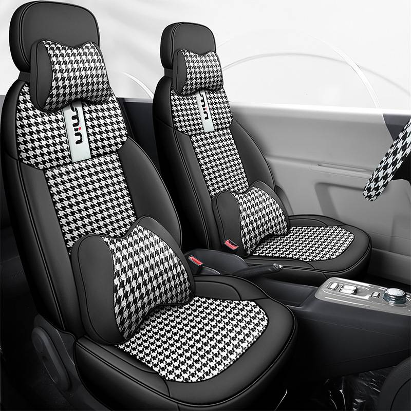 2022款长安糯玉米专车专用汽车坐垫四季通用全包座套麻夏卡通座垫