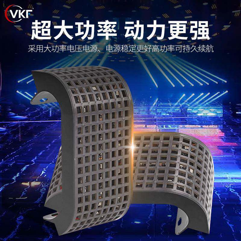 酒吧幻彩龟k背灯LED舞台灯tv幻灯带003跑马灯闪彩龟光氛围灯全彩