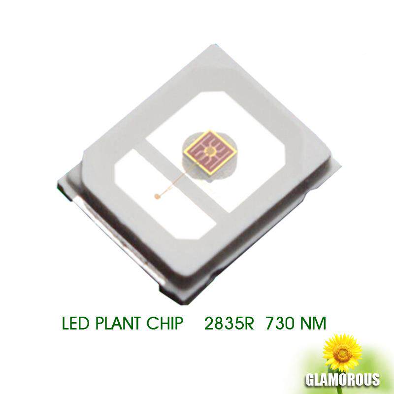 ed植物生ZCU长灯珠283m5灯珠283l5红光80n植物灯红光灯6珠贴片灯