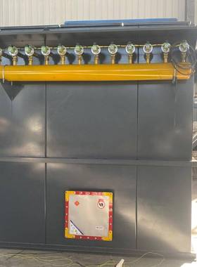 脉布袋除尘MKD滤筒旋风木工冲中央除器仓顶粉尘器收集袋式尘清灰